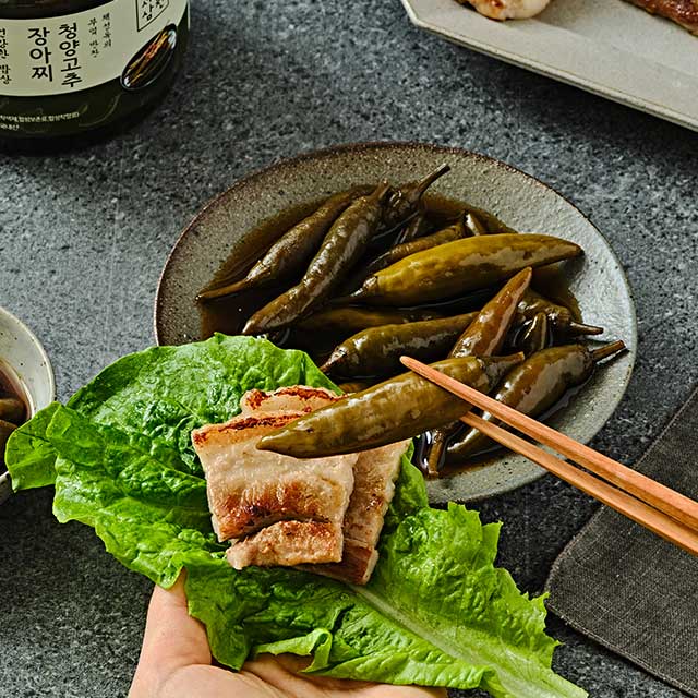 강원태백몰,채성옥 청양고추 장아찌 500g